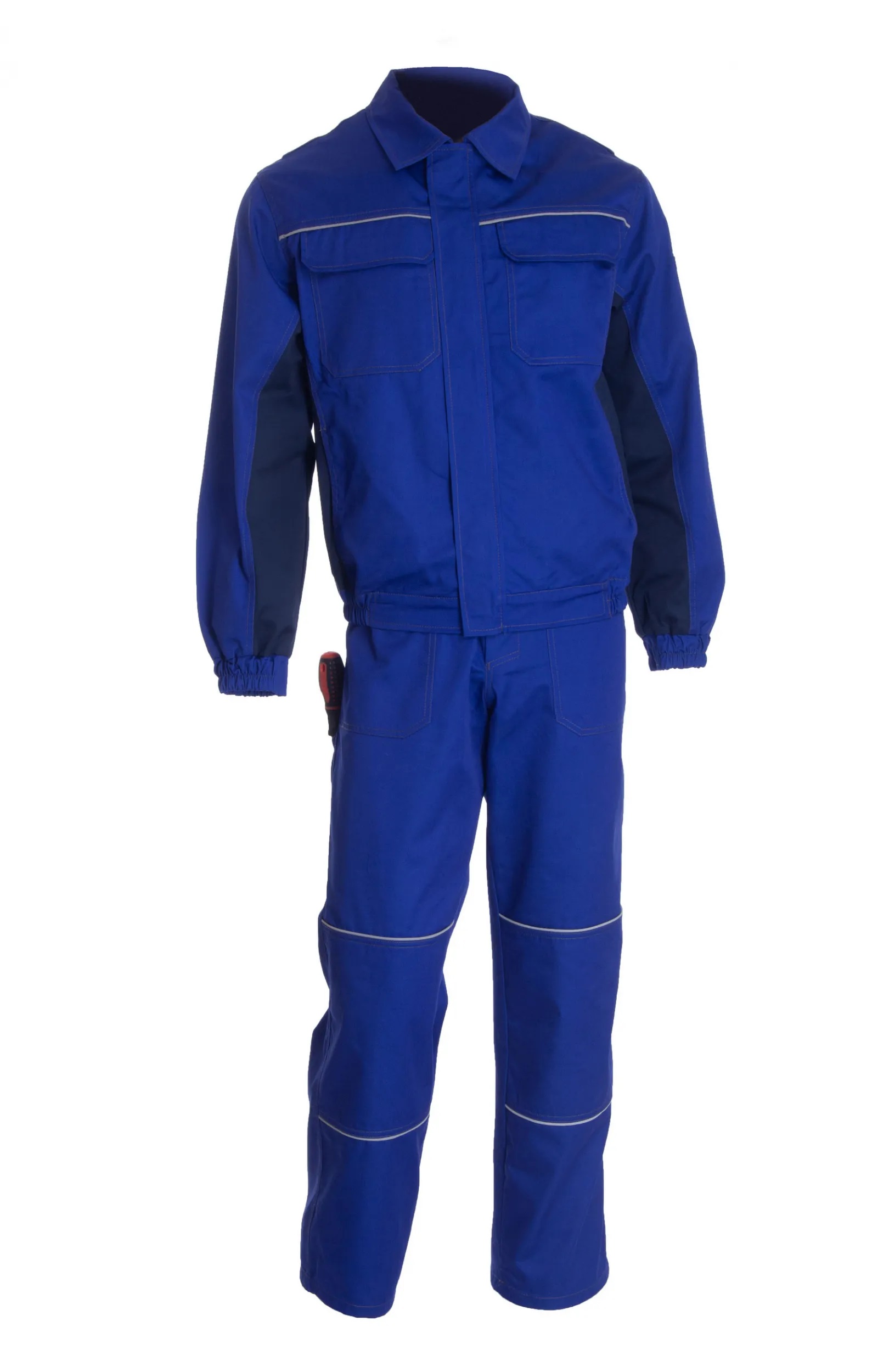 Blue workwear
